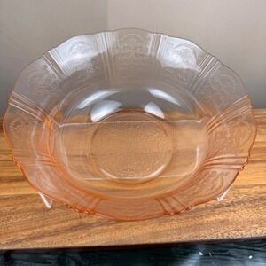 MacBeth-Evans Pink American Sweetheart 5.75" Glass Bowl Vintage Depression Glass